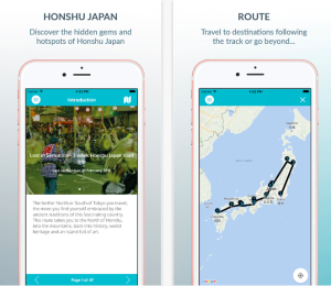 honshu japan favoroute road trip app by journeylism 1